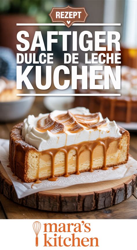Querschnitt durch Apfel-Karamell-Kuchen und Dulce de Leche mit Zutaten
