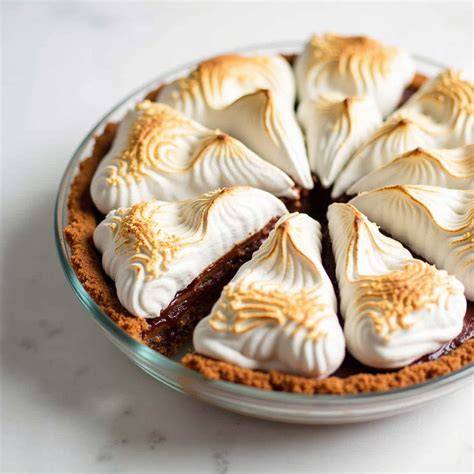 Querschnitt eines Feenkusses mit Schokoladen-Toffifee-Kern und Baiserhaube
