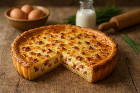 Quiche Lorraine im Anschnitt