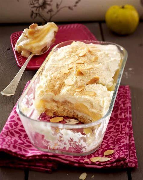 Quitten-Tiramisu: Schritt-für-Schritt in der Form