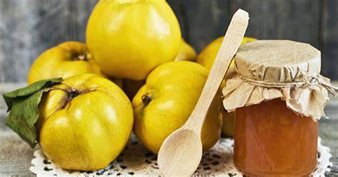 Quittenmarmelade - Bild Glas mit Marmelade