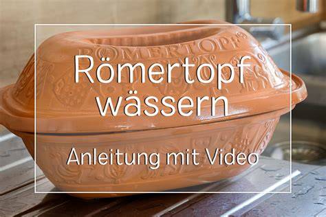 Römertopf nachhaltiges Wässern - Eimer und Pflanzengießen