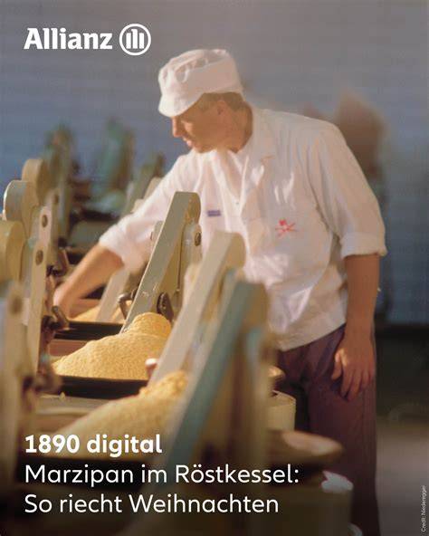 Röstkessel und Trommeln in der Marzipanproduktion