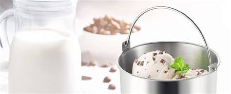 Rührteil und Rührtopf der KLAMER Eismaschine