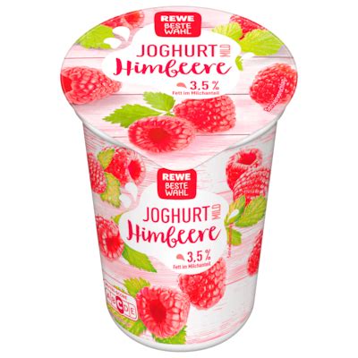 REWE Fruchtjoghurt Auswahl Regal