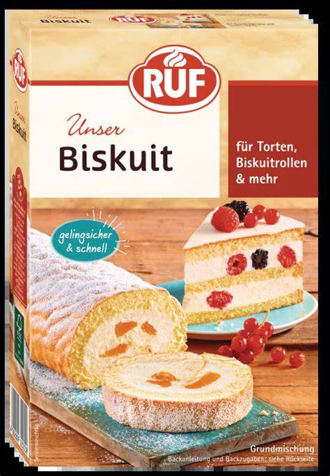 RUF Backmischungen und Dekorationen Überblick