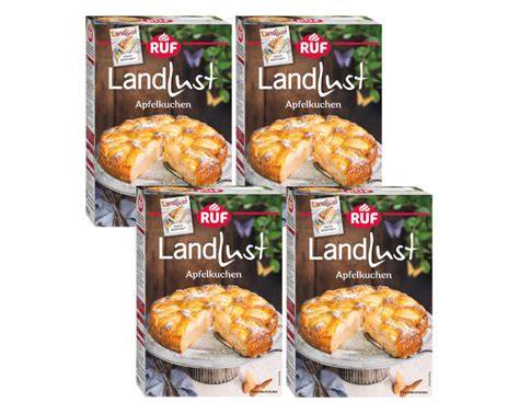 RUF Landlust Apfelkuchen Set und Zutaten