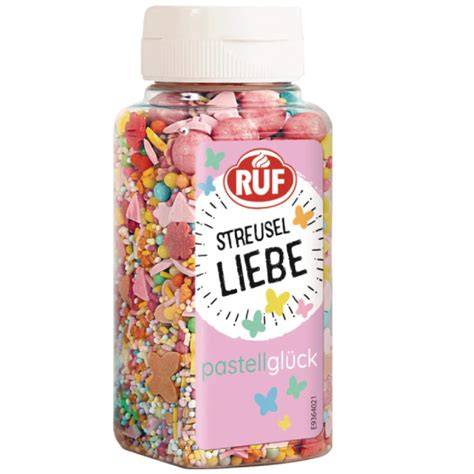 RUF Streusel Liebe Dekormix auf Torte