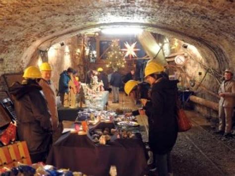 Rammelsberg Weihnachtsdorf unter Tage Beleuchtung