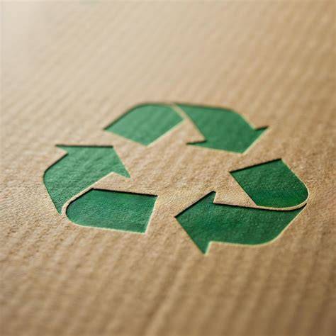 Recycling-Symbol auf Kapselverpackung