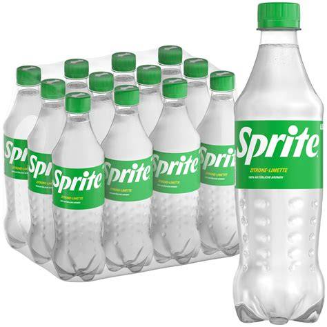 Recyclingfähige PET-Flasche / Sprite Verpackung