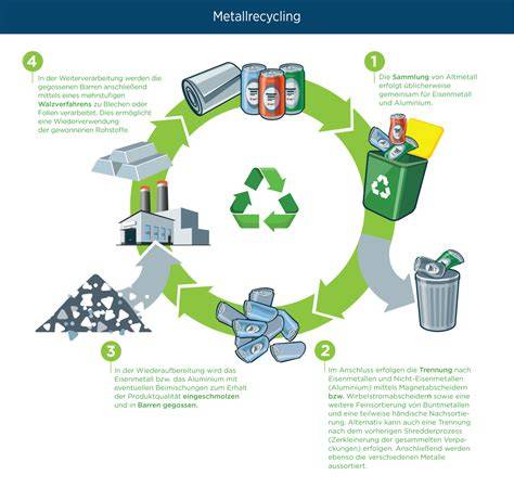 Recyclingprozess von Metalldosen