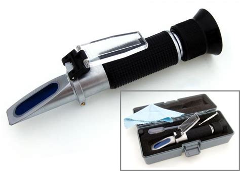 Refraktometer und Hydrometer zum Messen des Mostgewichts