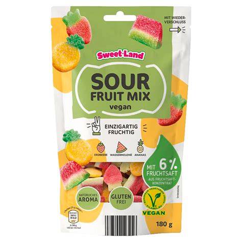 Regal mit SWEET LAND Fruchtgummis und ALDItion-Großpackungen