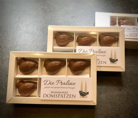 Regensburger Domspatzen Pralinen - Präsentation und Verpackung