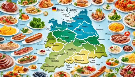 Regionale Honigsorten - Karte Deutschland