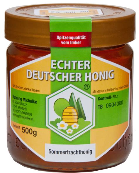 Regionaler Imkerhonig als sichere Wahl, Bild eines Honigglases vom Wochenmarkt