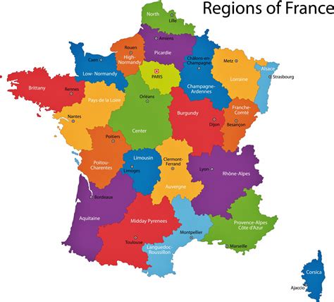 Regionenkarte Frankreichs mit Zuckerrübenanbau und Hinweisen zu Butterproduktion