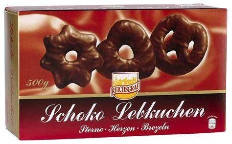 Reichsgraf Schoko Lebkuchen von Aldi: Sterne, Herzen und Brezeln