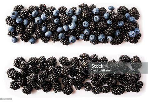 Reife Brombeeren und Basilikumblätter - die Hauptzutaten