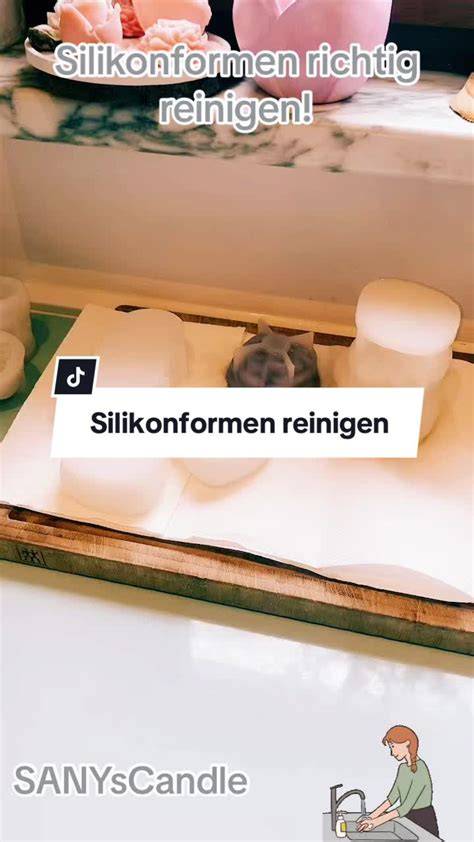 Reinigung von Silikonformen