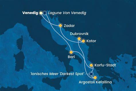 Reiseroute: Hamburg - Venedig