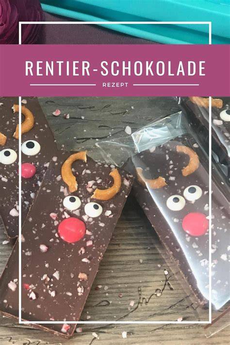Rentier-Schokolade aus dem Snack-Maker