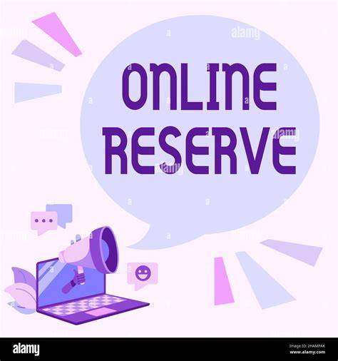 Reservierung online am Laptop