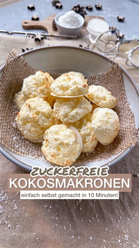 Rezept: Zuckerfreie Makronen