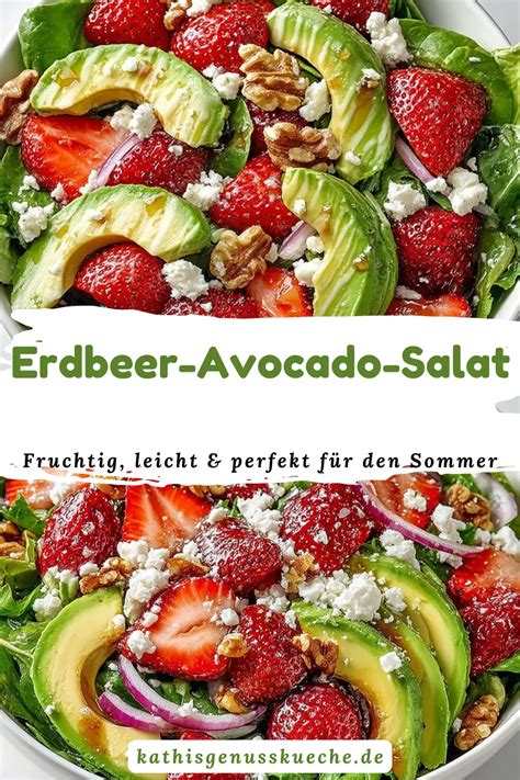 Rezeptübersicht: Variationen mit Erdbeeren und Avocado