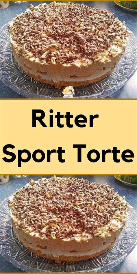 Rezept Schritte Ritter Sport Kuchen mit Torte und Belag