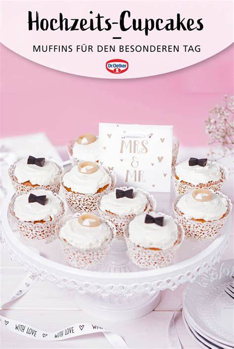 Rezept und Anleitung für Hochzeits-Cupcakes