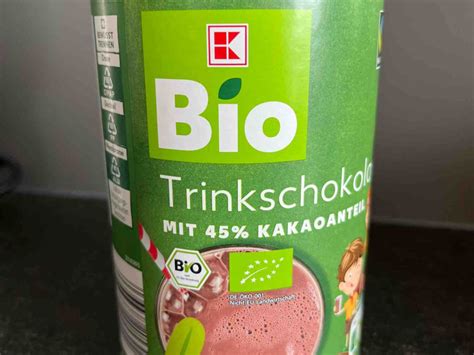 Rezept-Infografik: Kalorienarme Trinkschokolade mit Rohkakao