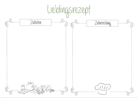Rezeptzutaten und Zubereitung