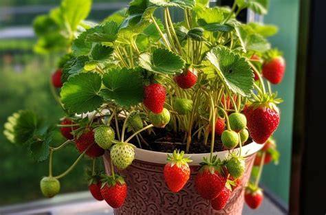 Rhabarber und Erdbeeren im Topf