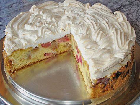 Rhabarber-Baiser-Kuchen