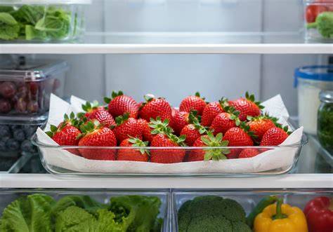 Richtig gelagerte Schoko-Erdbeeren im Kühlschrank