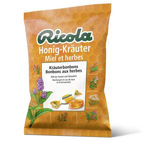 Ricola Honig Kräuter Bonbons Packung