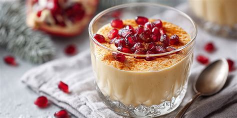 Ricotta-Creme mit Orangenfilets und Granatapfelkernen