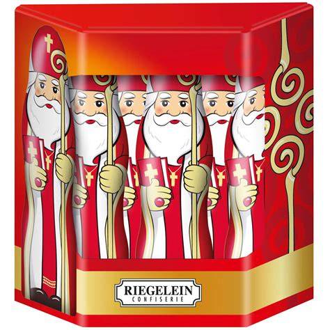Riegelein St. Nikolaus Verpackung und Bischofsstab