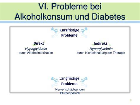 Risikogruppen bei Alkoholkonsum und Diabetes