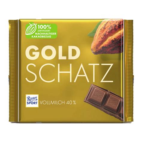 Ritter Sport Goldschatz Packung