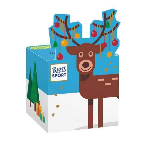 Ritter Sport Mini Rentier mit Gruß