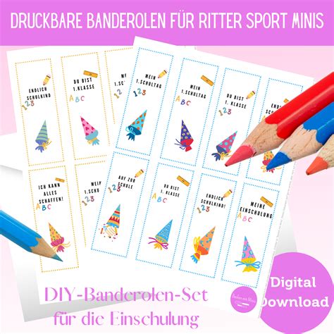 Ritter Sport Minis mit Banderolen