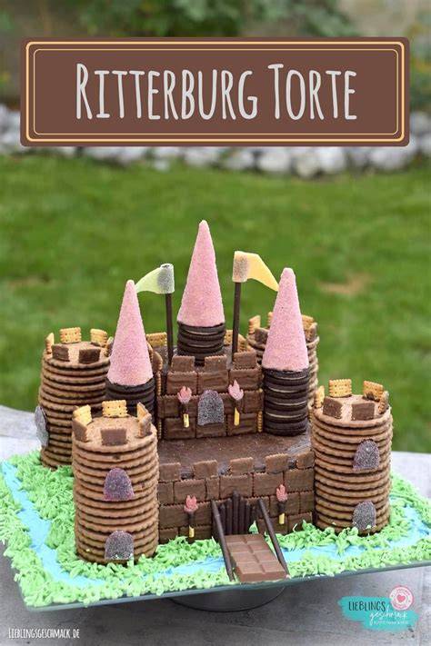 Ritterburg Torte aus Süßigkeiten
