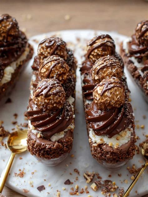 Rocher Dessert als festliches Highlight auf der Tafel