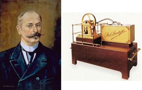 Rodolphe Lindt in seiner Fabrik im Jahr 1879