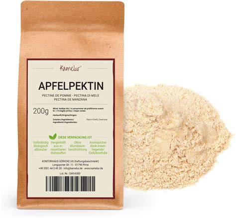 Rohfrüchte, Zucker und Pektin als Hauptzutaten der Marmeladenherstellung