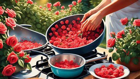 Rosenmarmelade Zubereitung