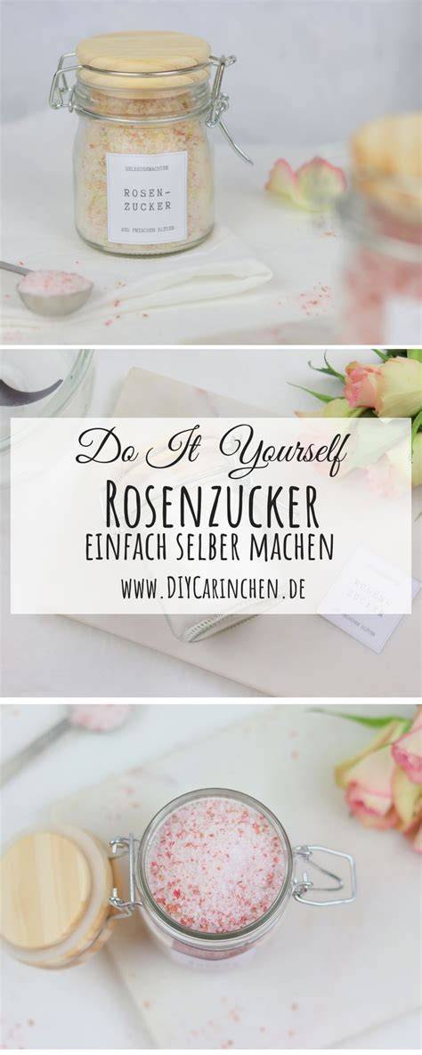 Rosenzucker im Glas - DIY Geschenkidee